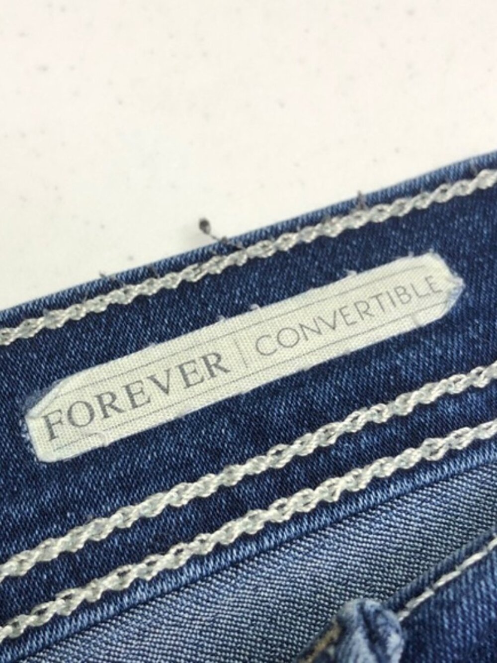 ANGELS FOREVER CONVERTIBLE HIGH-RISE SKINNY ANKLE JEANS SZ16 L27 ⭐️ - Picture 3 of 14